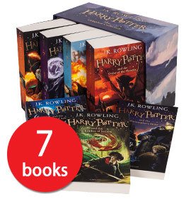 BookPeople: The Complete Harry Potter Collection - 7-Book Box Set + Audio Books (unabridged) - Now: £36.55 Was: £157.99 Save: 77%