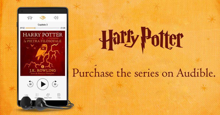 Harry Potter - The Complete Audible Collection - Get your first Audio book free!