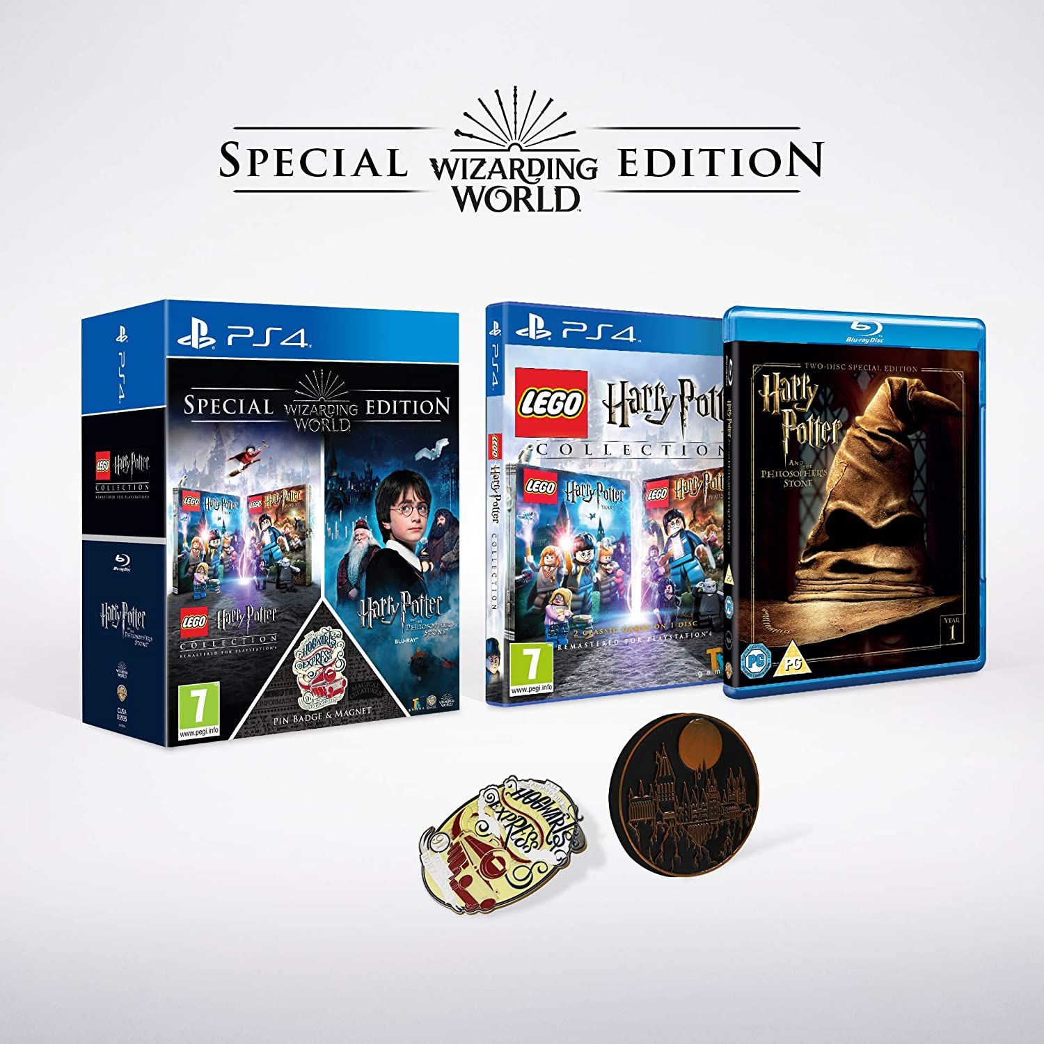 Amazon UK: LEGO Harry Potter Wizarding World Special Edition (PS4) Was: £23.37, Now: £16.99 - Includes the Philosopher's Stone on Bluray!