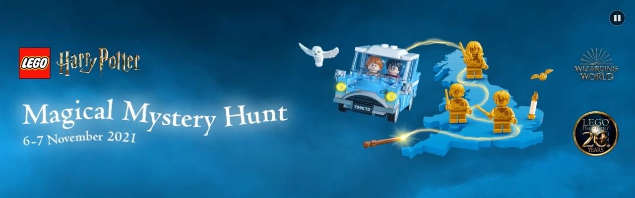 Lego - Magical Mystery Hunt - The LEGO Ford Anglia has gone missing, can you help to find it?
