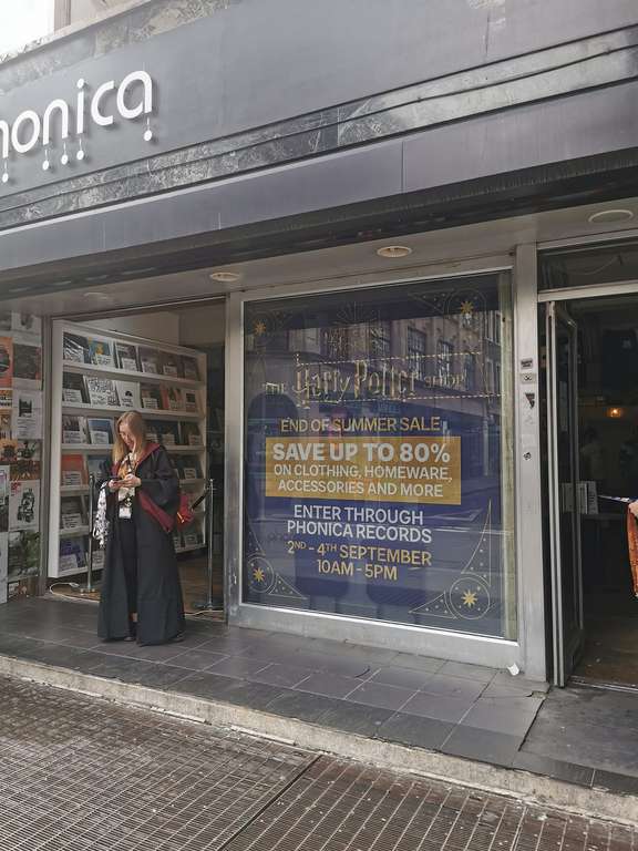 80% Off Harry Potter Pop Up Clearance Shop CENTRAL LONDON Sun 4th Sept 2022